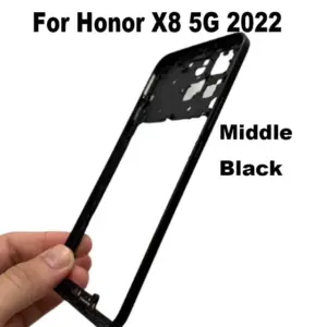 Chasis Externa / Marco Lateral para Honor X8 5G- negro