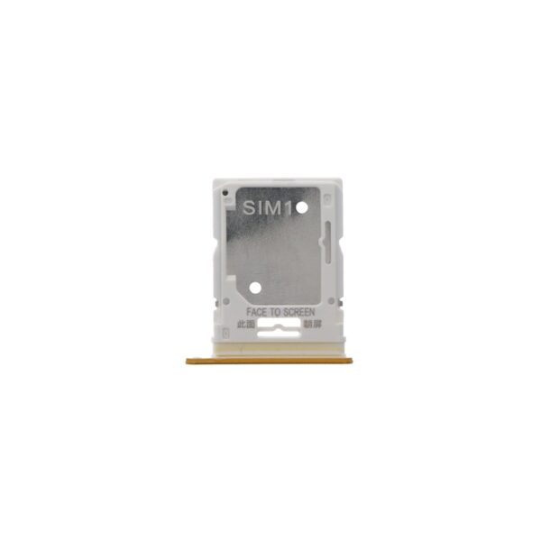 Bandeja Sim / Tarjeta Micro SD Para Xiaomi Redmi Note 11 PRO 4G / 11 5G / 11E Pro / Poco X4 Pro / Redmi Note 12 Pro 4G amarillo