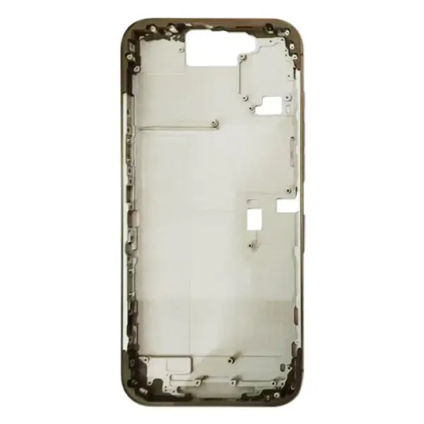 Chasis / Marco Intermedio Con Bandeja Sim Y Botones Físicos Para IPHONE 16 Pro  Oro