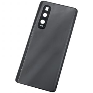 Tapa Trasera Con Lente De Cámara para Oppo Find X2 Pro – Negro