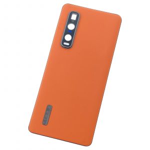Tapa Trasera Con Lente De Cámara para Oppo Find X2 Pro – Naranja