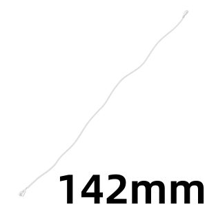 Cable Coaxial De Antena para Oppo Find X2 Neo De 142mm – Blanco