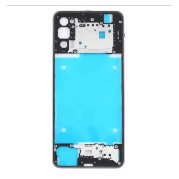 Chasis De Intermedio Para Oppo Reno 4 Negro