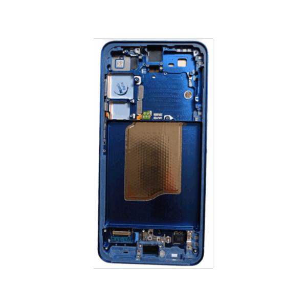 Pantalla Completa Original Servicepack Para Samsung S25 /S931 Con Marco Compatible Azul