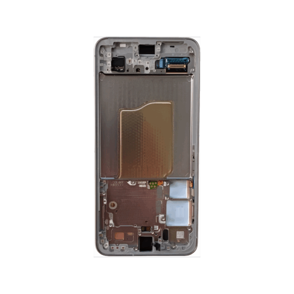 Pantalla Completa Original Servicepack Para Samsung S25 /S931 Con Marco Compatible plata