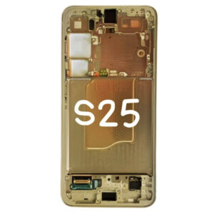 Pantalla Completa Original Con Marco Compatible Para Samsung S25 /S931 Oro