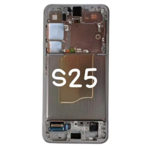 Pantalla Completa Original Con Marco Compatible Para Samsung S25 /S931 Gris