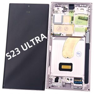 Pantalla Completa Original Con Marco Compatible para Samsung Galaxy S23 Ultra S918B Morado