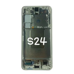 1 Pantalla Completa Original Con Marco Para Samsung Galaxy S24 Verde